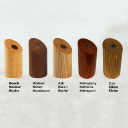 arm boezem Beter Set van 6 houten kledinghaken (kapstok), eikenhout - Wood, Tools & Deco