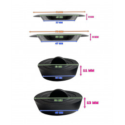 Set von 2 Größen von Spülensieben und Stopfen