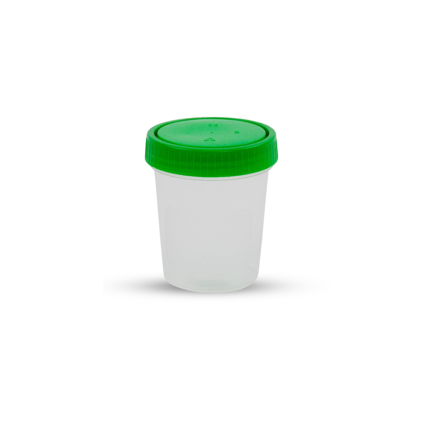 Set of 30 storage cups (125 ml) with green lids - Wood, Tools & Deco