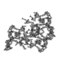 Set of 300 mini screws (2.0x7 mm, countersunk, silver color)