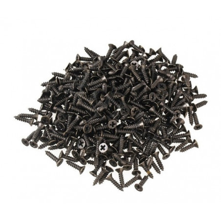 Set of 300 mini screws (2.0x5 mm, countersunk, bronze color)