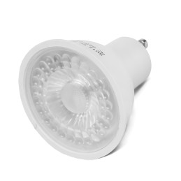 Lampa LED GU10 (5W, 230V, ciepła biel, możliwość ściemniania)