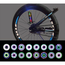 Luce per ruote di bicicletta (lampada a LED per le ruote)