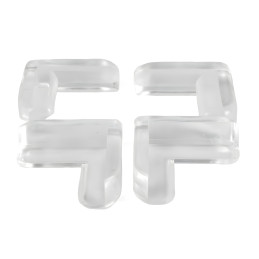 Lot de 4 protections de bord en silicone (empêche les enfants