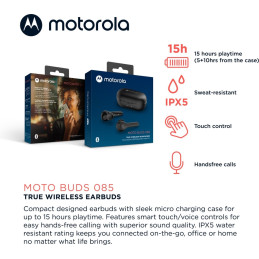 Bezprzewodowy zestaw słuchawkowy Motorola Sound MOTO BUDS 085