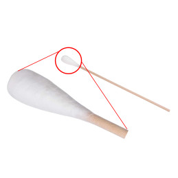 Cotton swab with large cotton head (15 cm total length)