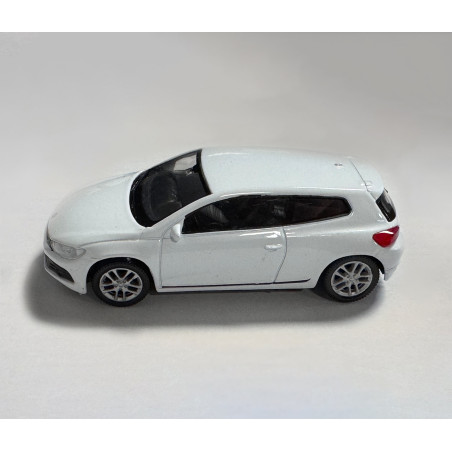 Scale model VW Scirocco (scale 1:43, about 10x4x3 cm, white)