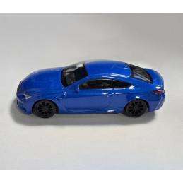 Scale model Lexus RC F (scale 1:43, about 10x4x3 cm, blue)