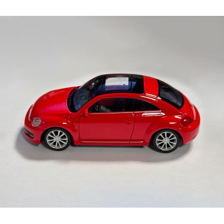 Scale model VW the Beetle (scale 1:43, about 10x4x3 cm, red)