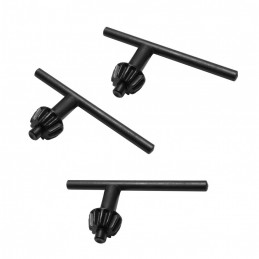 Set of 3 drill chuck keys 10 mm (size 1)