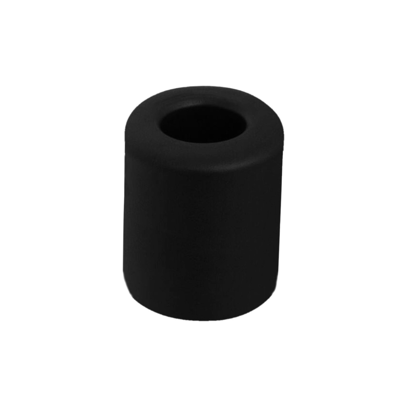 Door buffer, door stopper (3 cm diameter, 3.5 cm height, black)