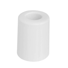 Door buffer, door stopper (3 cm diameter, 3.5 cm height, white)