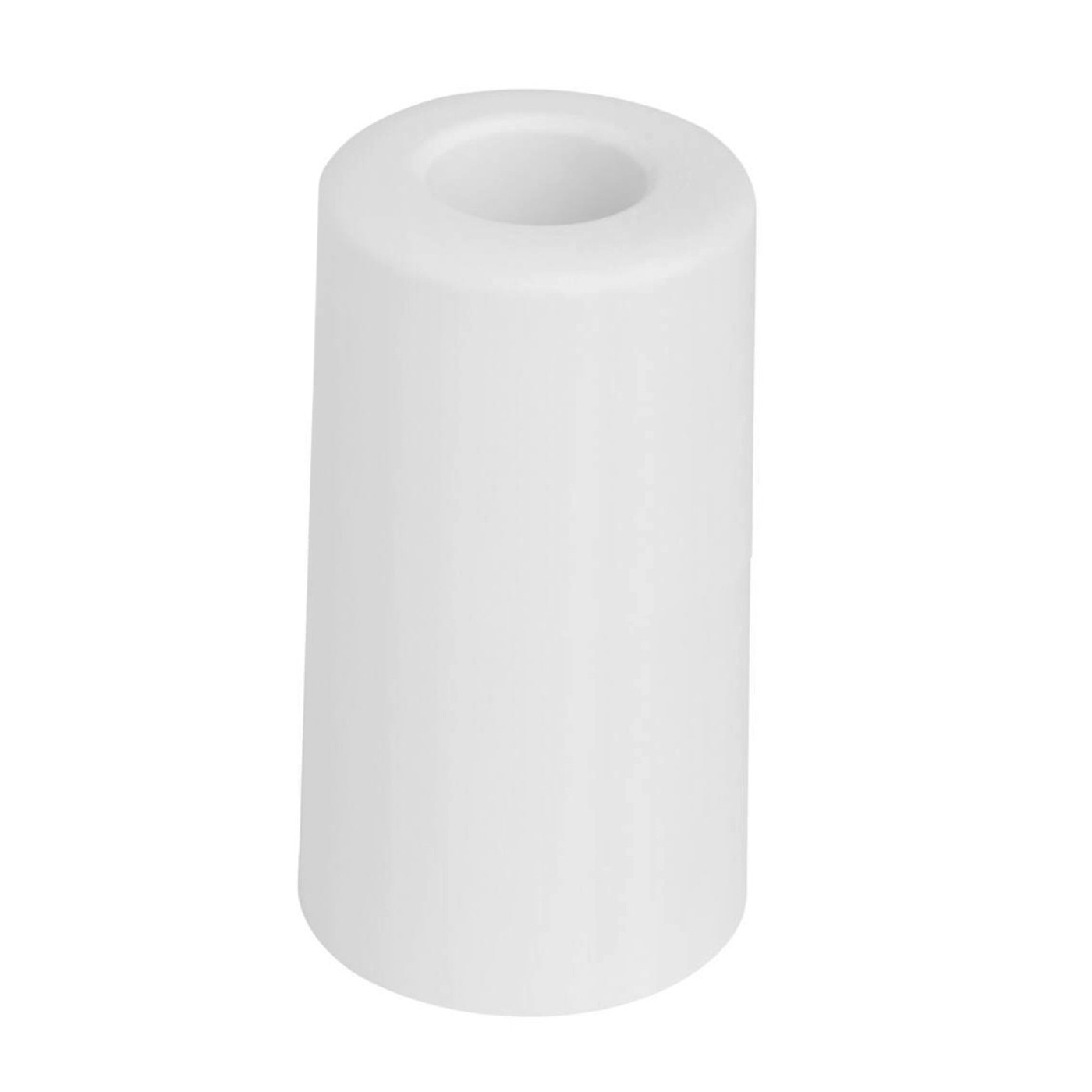 Door buffer, door stopper (4 cm diameter, 7.5 cm height, white)