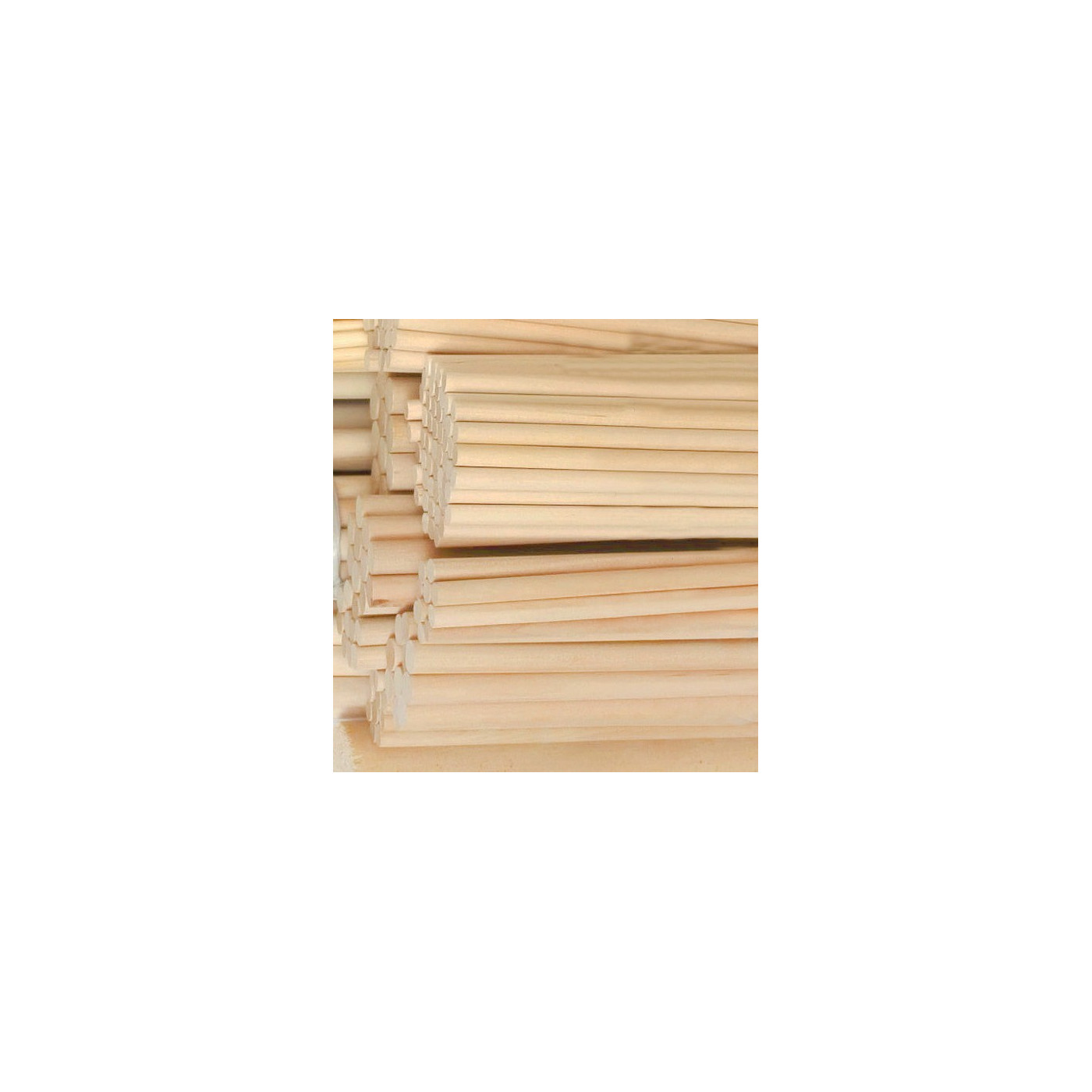 Juego de 500 palos de madera (abedul), 150x18x1,8 mm - Wood, Tools & Deco