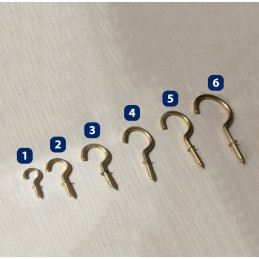Many Wholesale Small Screw Hooks To Hang Your Belongings On