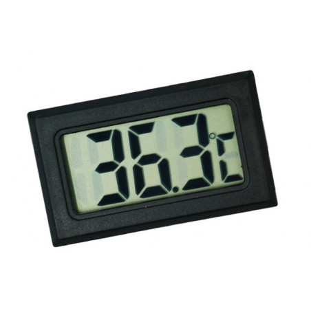 LCD indoor temperature meter (black) - Wood, Tools & Deco