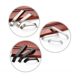 Juego de 6 tiradores metálicos para armarios y cajones (color 2: cobre) -  Wood, Tools & Deco