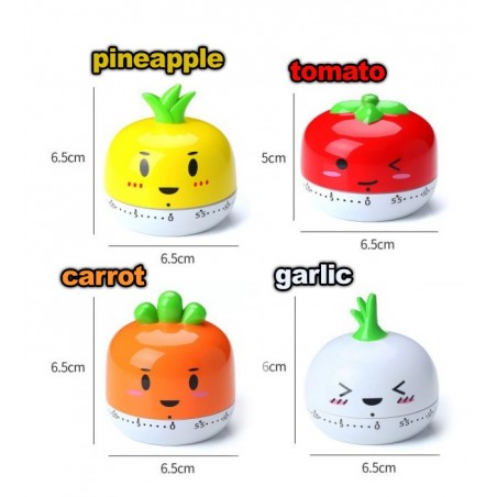 Cheerful cooking timer (carrot)