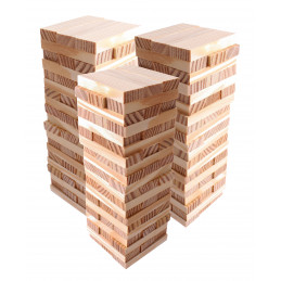 slinger Grappig koppeling Set van 180 knutselhoutjes (houten blokjes, 7x2.3x1 cm) - Wood, Tools & Deco