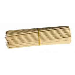 Set of 400 wooden sticks (3.5 mm x 20 cm, birch wood, pointed) - Wood,  Tools & Deco
