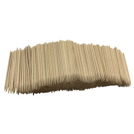 Set of 1500 wooden sticks (2.5 mm x 11 cm, pointed) - Wood, Tools & Deco
