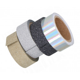 Set of 4 rolls of double-sided nano tape (width: 30 mm, length: 8