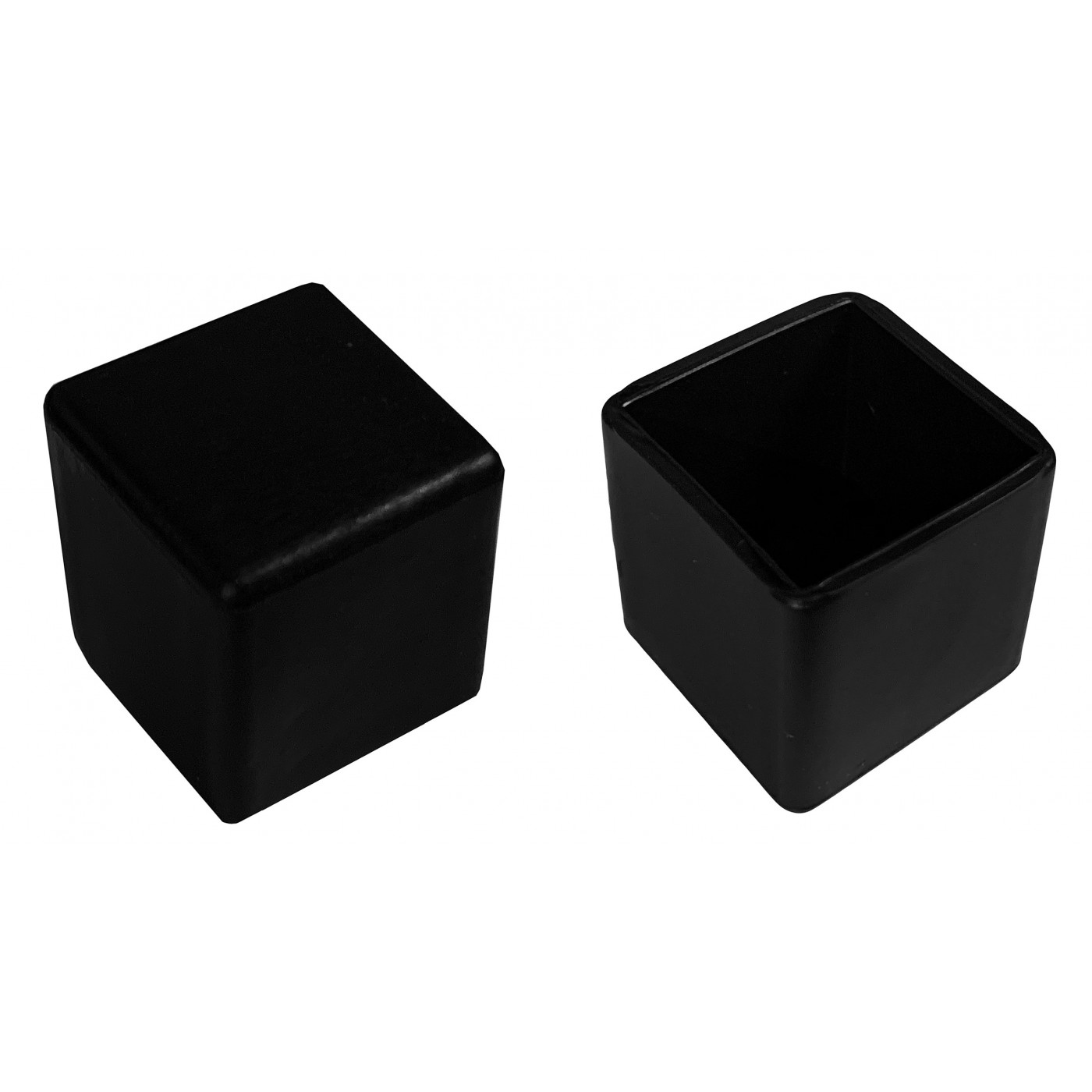 Set Of 32 Flexible Chair Leg Caps Outside Square 70 Mm Black O SQ   Set Of 32 Silicone Chair Leg Caps Outside Square 60 Mm Black O Sq 60 B  